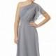 Shadow Asymmetrical One Shoulder Gown by Bari Jay - Color Your Classy Wardrobe