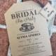 Rustic Tea Party Bridal Shower Invitations