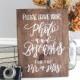 Rustic Wedding Sign, Photo Guest Book, Guest Book Sign, Wooden Wedding Sign 