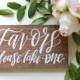 Rustic Wedding Sign, Wedding Favors Sign, Rustic Wedding Decor, Wooden Wedding Sign