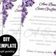 Lace Purple Wedding Invitation DIY,Aubergine Wedding Invitation Template,Elegant Invitation Wedding Template,Purple Wedding Invite