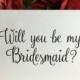 Will You Be My Bridesmaid, Will you be my Maid of Honor, and Matron of Honor Cards, Bridal Party, Wedding, Bridesmaids Card