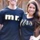 Adorable DIY Mr And Mrs Shirts For Your Honeymoon