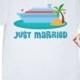 Just Married Honeymoon Cruise T-Shirt - White 