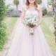 Blush Pink Wedding Dress By Suzanne Neville Blake Hall Essex