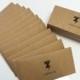 Kraft DL Envelope box - Rustic Kraft DL envelope box Recycle look Hessian Brown 220gsm Pure Invites invitation cards