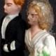 Here comes the Bride. Antique wedding cake topper...