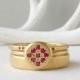 Delphina 18ct Fairtrade Gold Ethical Ruby Ring