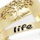 Inspired Life 2-Pc. Set Tree Of Life Cuff Bracelets
