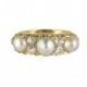 Victorian Engagement Ring, Antique Diamond Pearl Ring, In 15ct Gold, Pearl Engagement Ring, Antique Engagement Ring