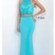 High Neck Two Piece Sleeveless Jewel Embellished Intrigue - Brand Prom Dresses