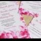 NEW! Floral Watercolor Wedding Invitation Set. Pink watercolor flowers wedding invitations. Flower image by freepik.com