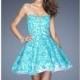 Strapless Lace Dress by La Femme 20247 - Bonny Evening Dresses Online 