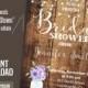 Bridal Shower Invitation, purple flowers mason jar, rustic wood invite, Instant Download, Printable Editable Digital PDF file A063