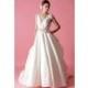 Badgley Mischka Abigail - Badgley Mischka Ball Gown Fall 2012 Full Length V-Neck Ivory - Nonmiss One Wedding Store
