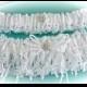 The Most Beautiful White Venice Lace Bride Garter Set
