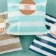 Beter Gifts® Striped Paper Favor Bags - Copper Foil