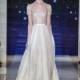 Look 12 by Reem Acra - Floor length Lace A-line Illusion Short sleeve Dress - 2017 Unique Wedding Shop