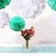 Beter Gifts® Tiffany Tissue Pom Flowers 蒂凡尼紙花球紙拉花婚慶婚房佈置婚禮房間新房裝飾創意派對ZH037