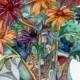 City of Flowers-PAINTING,WATERCOLOR ORIGINAL Painting Art,Ooak Watercolors Painting Watercolor Painting Original,Art  Collectibles Aquarelle