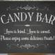 Candy Bar Sign Chalkboard Printable Wedding, Love Is Kind, Love Is Sweet, Digital Instant Download (#CBA1C)