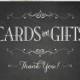 Cards and Gifts Sign Chalkboard Printable Wedding Sign Party DIY Digital Instant Download (#CAR2C)