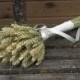Simple wheat bouquet - dried wheat - bridesmaid bouquet - dried grains -  fall - harvest - autumn - ears