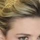 Bridal Hair Accessories - Gold Bridal Hair Band - Gold Filigree Hair Band - Wedding Hair Accessory - Wedding Hair Band