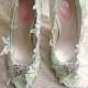 Wedding Shoes Shoes, Bridal Shoes, The Bride,wedding, Shies For The Bride, Bridesmaids Shoes, Shabby Chic, Marie Antoinette