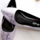 Flats Ladies Wedding Shoes Silver Gold Ballerina Shoes