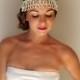 1920's 1930's Gatsby Style Rhinestone Flapper Head Piece Head Dress for Vintage Weddings Photo Shoot