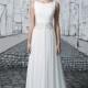 Style 8894 by Justin Alexander - A-line Chiffon Bateau Chapel Length Floor length Sleeveless Dress - 2017 Unique Wedding Shop