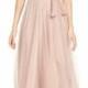 Watters Angelie Strapless Tulle Gown