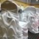 Wedding Specialty Chair Hood - Bustle back - Bride's Chair Sweetheart Table - Lush Wedding Decor