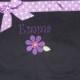 Flower Girl Tote Bag Personalized with bow. Embroidered You choose the colors. Adorable