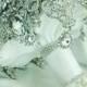 BROOCH BOUQUET. The Silver White Glam Gatsby Diamond Crystal Bling Brooch Bouquet. Deposit on Swarovski Diamond Jewelry Broach Bouquet