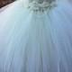 Shabby flower girl, Ivory Flower Girl Dress, Ivory tutu dress, Lace Dress, Wedding tutu dress, Ivory and pearls flower girl tutu dress,