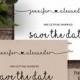 Save the Date, Wedding templates, Printable Save the date, Instant download self editable PDF S119