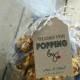 Favor Tags - Wedding Favor Tags - Popcorn Favor Tags - Party Favors - Popping By