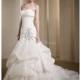 Elegant Mermaid Organza Floor Length Sweetheart Wedding Dress With Pick ups - Compelling Wedding Dresses