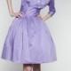 1950s dress Full skirt dress Lilac bridesmaid dress Lilac prom dress 1950s bridemaid dress Womens dress Ladies dress Made to order dress