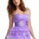 One Shoulder Ruffled High-Low Organza Long Prom Dresses In Canada Prom Dress Prices - dressosity.com