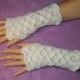 Mittens READY to SHIP Mitts Handmade Arm Warmers Fingerless Gloves Knitted Crochet Women's Spring Fashion Stylish Gloves