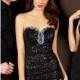 Aubergine Alyce Paris 4393 - Short Sequin Dress - Customize Your Prom Dress