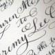Calligraphy Wedding Invitations Love No. 19 "The Savoy"