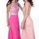Beaded Chiffon Gown by Envious Couture Prom - Color Your Classy Wardrobe