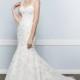 Style 1636 by Kenneth Winston - Lace Sweetheart Sleeveless Floor length Mermaid Semi-Cathedral Dress - 2017 Unique Wedding Shop