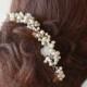 Bridal Headpiece, Wedding Pearl Headpiece, Pearl Wedding Hair, Bridal Hair Accessories, Hair Jewelry
