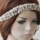 Bridal Headpiece, Wedding headband, Rhinestone Bridal Headband, Pearl Headpiece, Hair Jewelry, Bridal Hair Accessory