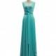 Convertible Bridesmaid Dress Tiffany Blue Infinity Twist Wrap Octopus Maxi Skirt Formal Evening Prom Party Dress